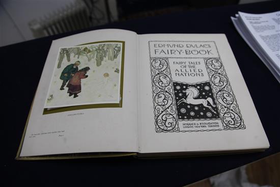 Dulac, Edmund, illustrator - Edmund Dulacs Fairy-Book; Fairy Tales of the Allied Nations, quarto, with 16 colour